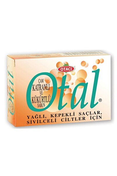 Otacı Otal Pine Tar and Sulphur Soap 80 Gr Oily Hair with Bran