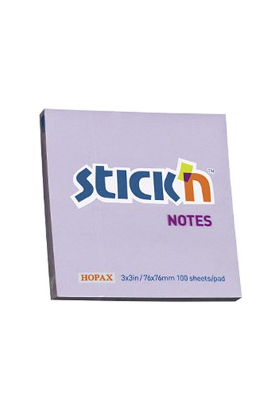 Gıpta Hopax Stickn Adhesive Note Paper (12 Pieces) 100 Yp 76x76 Pastel Lilac 21403