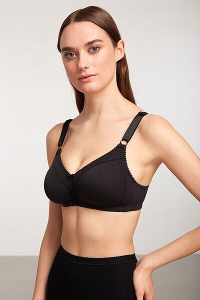 Kom Carol Бавовняний бюстгальтер без кісточок, чорний (2 шт.)