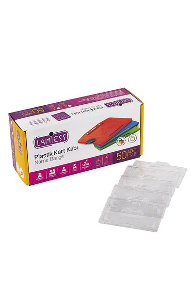 Lamiess Lms 221 Horizontal Card Container 50 Pieces