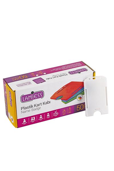 Lamiess Lms 217 Vertical Plastic Card Container White