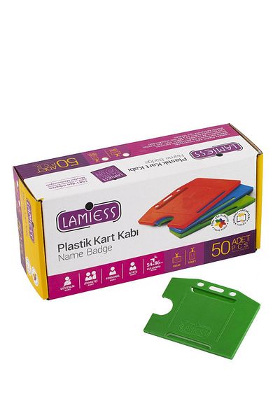 Lamiess Lms 214 Horizontal Plastic Card Container Green