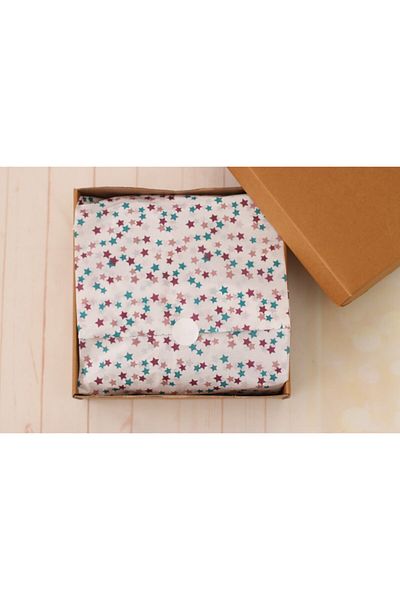 demontecraft Colorful Star Pattern Pelur Paper Pelur Paper 10 Pieces
