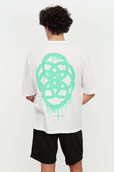Trendyol Collection T-Shirt - White - Oversize