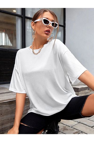 DEEPSENCE Women's Oversize T-shirt Abscess Back Print