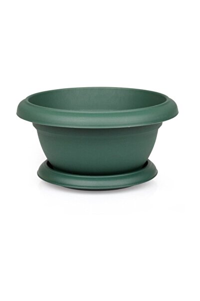 SERİNOVA Ucuzzavm Villa Menekşe Saksı 1 Litre 1 Adet Kiremit 1 Adet Yeşil