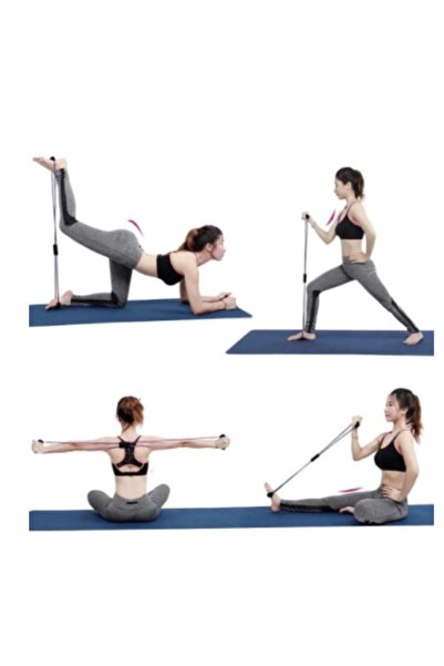 TeknoClass Plăci de rezistență din cauciuc pentru exerciții de gimnastică, frânghie de rezistență, plăci de cauciuc