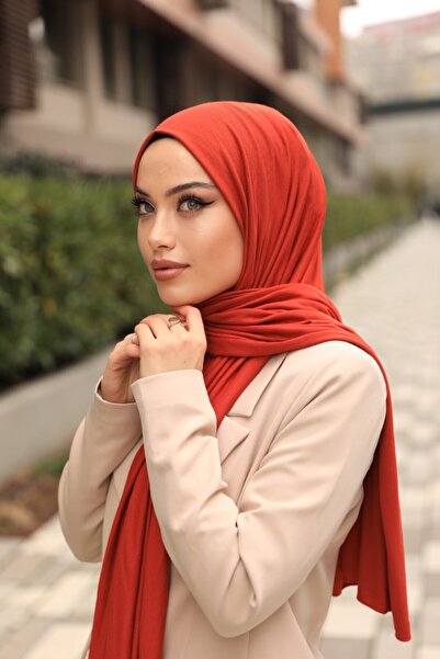Organic Scarfs Esettür Combed Cotton Shawl Hijap Model - πλακάκι