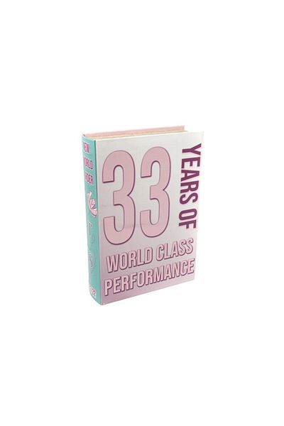 Mikasa Moor Pink Green Book Box 30x21x7cm