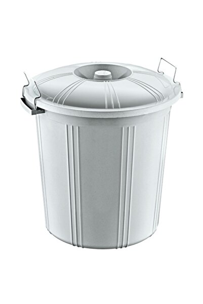 Genel Markalar 70 Lt Kapaklı Yuvarlak Plastik Büyük Boy Çöp Kovası Su Et Kova...