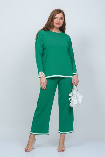 TUSSE Classic Knitwear Double Set Basic Twinset Large Size Knitwear Set