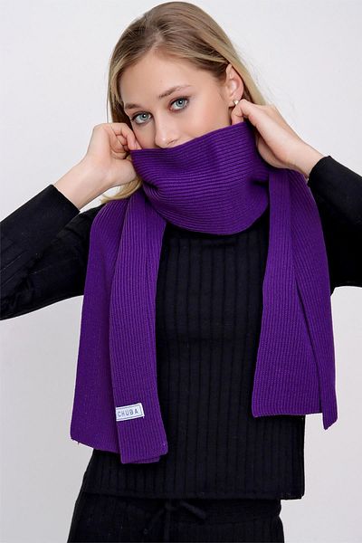 CHUBA Women's Thessaloniki Knitwear Scarf Purple 22wk271