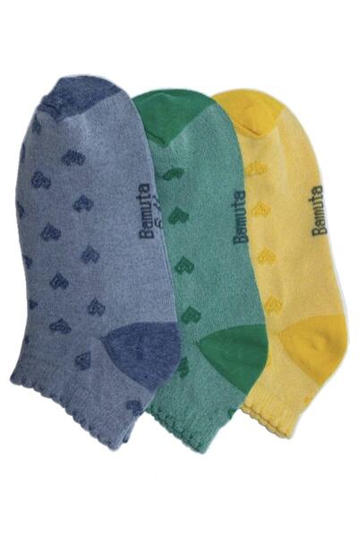 Bamuta Embossed Pattern Children's Booties 3 Pieces Antibacterial Washable