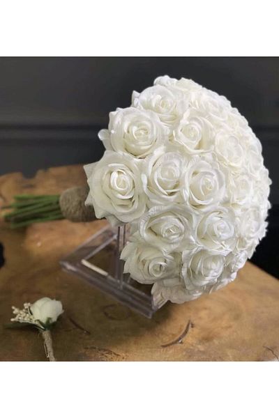 zeynepozdmr-tasarim Νυφικό λουλούδι Boutonniere