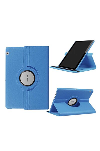 UnDePlus Huawei Mediapad T3 10 Kılıf 360 Dönebilen Standlı Case