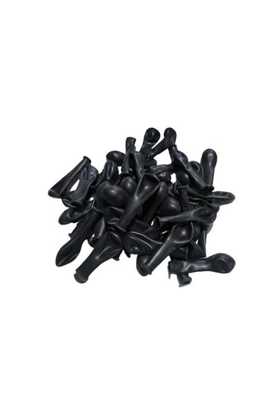 Patladı Gitti 5 Inch Black Mini Balloon 10 Pieces