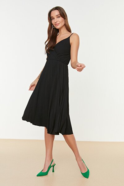 Trendyol Collection Dress - Black - Wrapover
