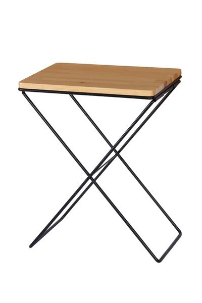 Modabilya Fold Metal Katlanır Yan Sehpa