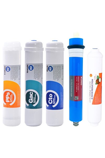Aqua Kapalı Kasa Su Arıtma Cihazı 5 Li Inline Filtresi Seti 5 Aşamalı Lg & Ku...