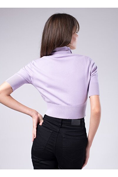 IAMNOTBASIC Lila Kadın Edith Hırka