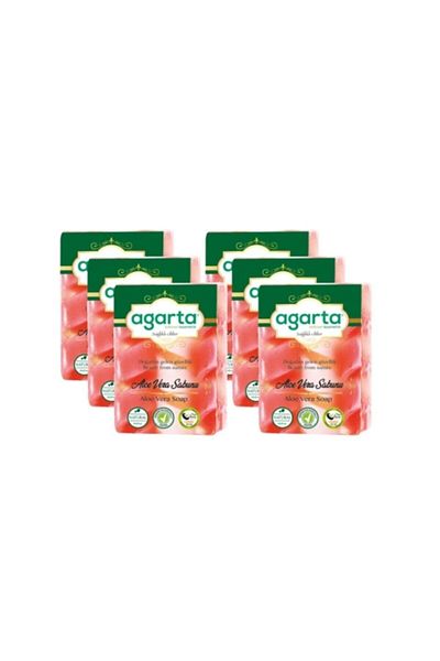 Agarta Aloe Vera Soap Natural 150 gr 6 Pieces