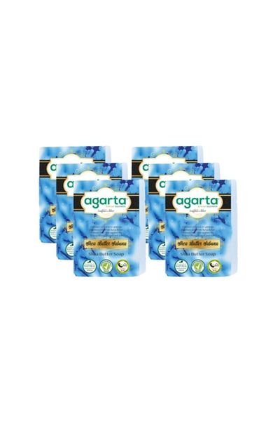 Agarta Shea Butter Soap Natural 150 gr 6 Pieces
