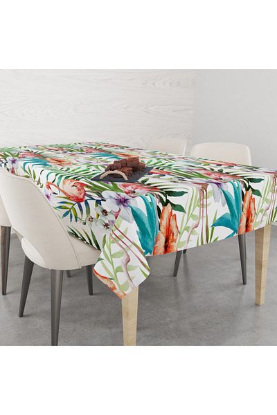 SWEET HOME ARTS Față de masă cu design special rezistent la pete 120x140