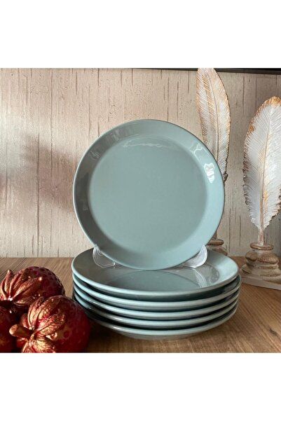 ZAGİ HOME 6lı Yosun Yeşili Pasta Tabağı 20 cm