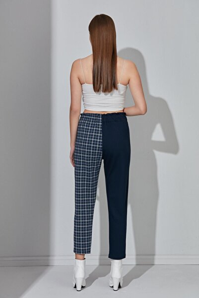 ALEXANDERGARDI Double Colored Elastic Waist Trousers