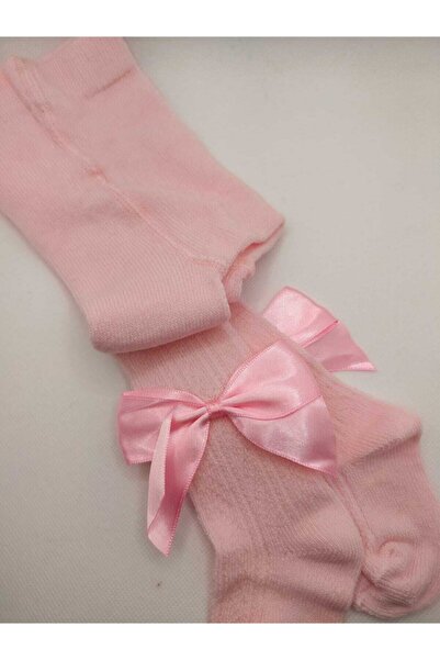 MİNİBİRİ Baby Girl Bow Fishnet Pantyhose
