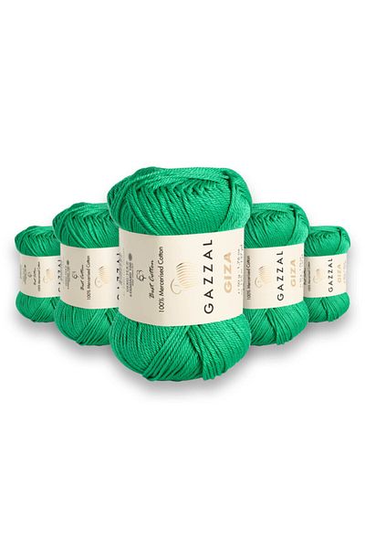Gazzal Giza Amigurumi Mercerized Cotton 5 Pack Πλεκτό Χέρι Κλωστή 50 Gr (2460)