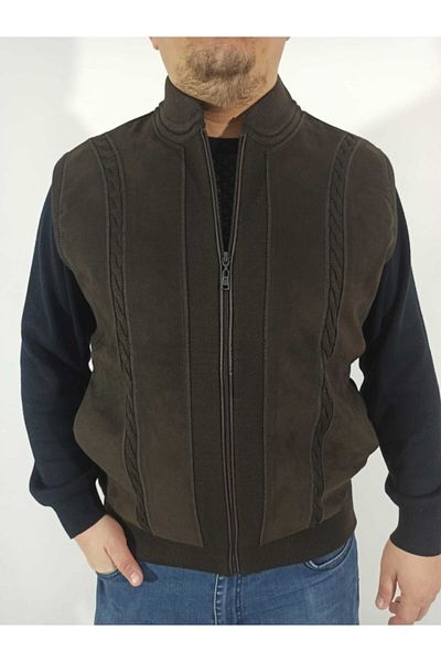 DCN Ateş Steel Knitted Men's Vest-7032