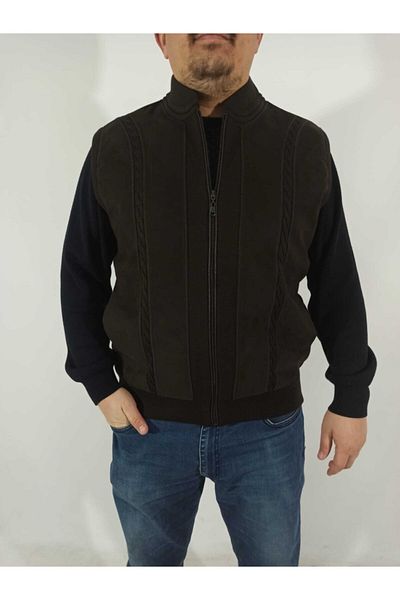 DCN Ateş Steel Knitted Men's Vest-7032