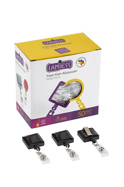 Lamiess Lms 363 Square Yoyo Black 50pcs