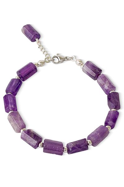 Dünya Doğal Taş Amethyst Stone Natural Stone Bracelet