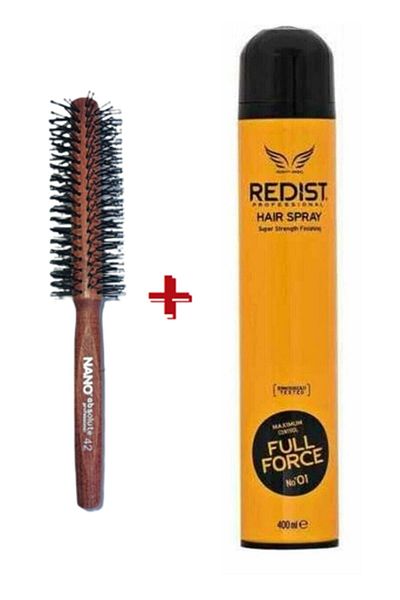 Nano Absolute Large Size Blow Dry Brush and Styling Spray2 in One