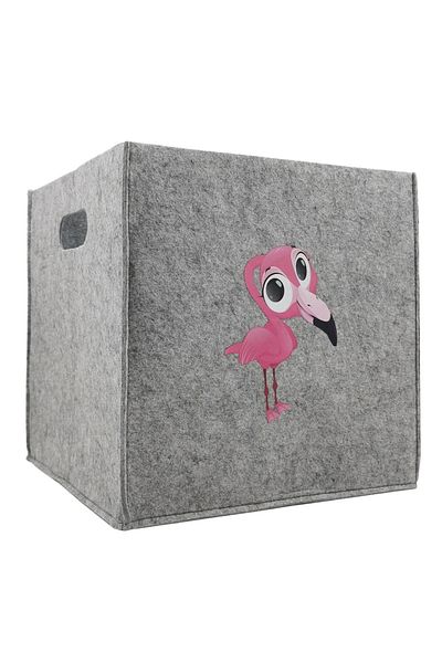 Art Bee Flamingo Children Organizer - 30x30x30 cm, Καλάθι παιχνιδιών πολλαπλών χρήσεων