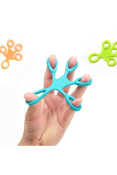 MAXİ Green Silicone Finger - Aparat de exercițiu pentru degetele mâinii