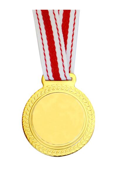 Baskıda Lider 10 bucăți de aur necompletate - fără imprimare 1 Medalie de calitate