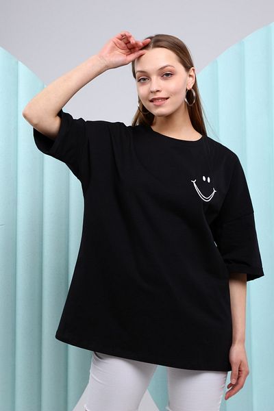 TF The Fancy For You Emoji Embroidered T-shirt