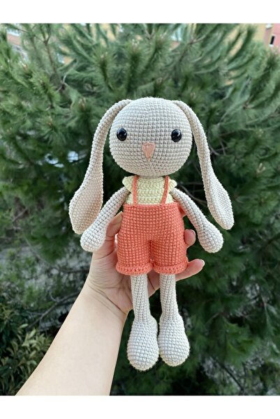 Zey's Amigurumi Organik Oyuncak - Amigurumi Uzun Kulak Tavşan