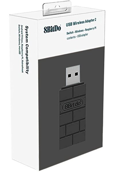 8Bitdo Wireless Usb Adaptör V2 Switch Switch Oled Windows Mac Raspberry