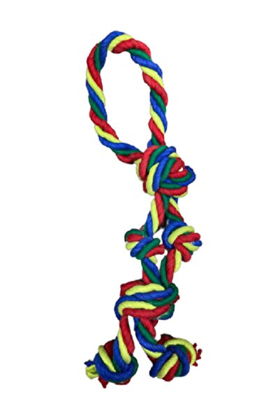 Lets Get Pet Mudanya Büyük Irk Köpekler Için 55cm Penye Diş Kaşıma Ipi Stres Ipi Oyuncağı