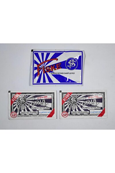 Viktoria No:51 Kumaş Boyası Koyu Lacivert (2 ADET) Boya Sabitleyici Fiske