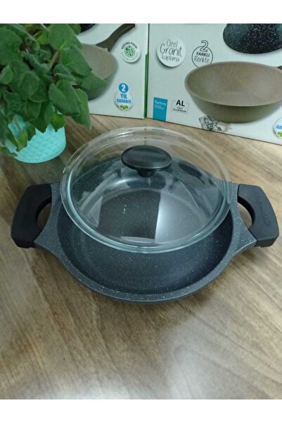 ThermoAD Granit Döküm 18 Cm Kapaklı Sahan