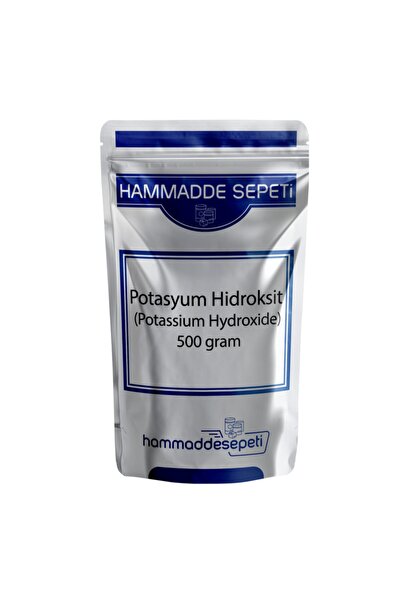 Hammadde Sepeti Potasyum Hidroksit Potassium Hydroxide 500 gr
