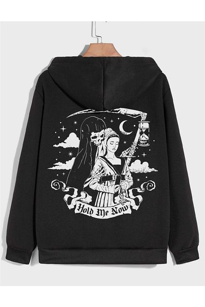 Deocept Unisex Zippered Hooded Sweatshirt with Pockets