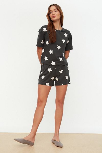 Trendyol Collection Pajama Set - Multicolored - Geometric pattern