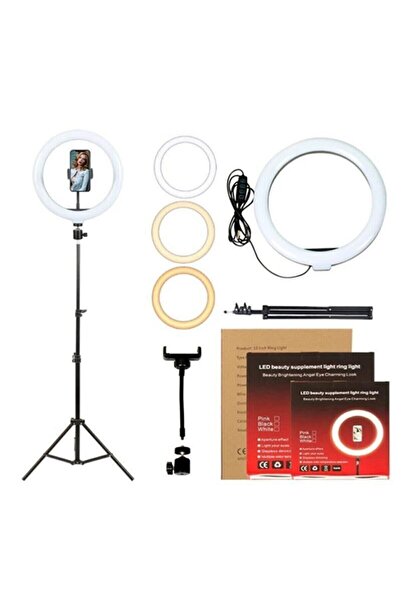 Genel Markalar Carsıbudur Ring Fill Light Led Işıklı Tripod 10 Inç Halka Yout...