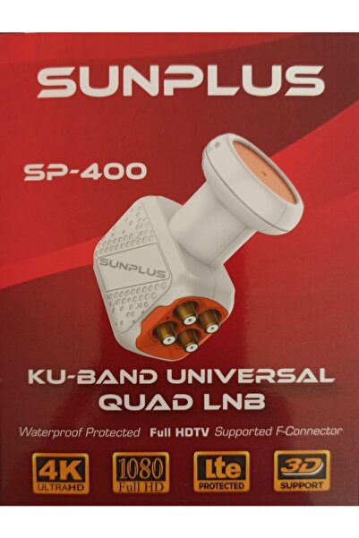 sunplus Sp-400 Quad Üniversal Bağımsız Dörtlü Lnb